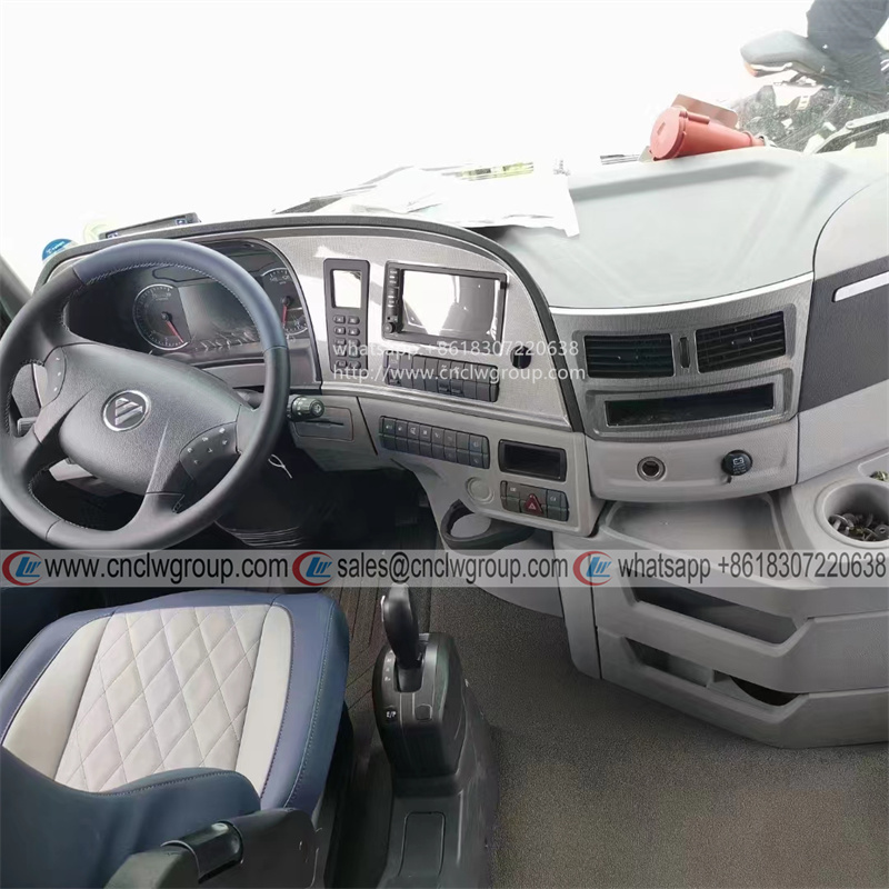 Foton AUMAN EST (ZF AMT) 8x4 Heavy Duty 9.6m frozen goods transport freezer van chilling refrigerated truck for sale
