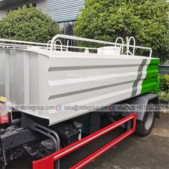 Foton Aumark Euro5 4000 liter Square Shape Water Tank Sprinkler Water Cart Bowser Spraying Truck