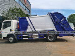 HOWO 8m3 trash compactor rear loader garbage compactor truck good price for sale