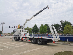 ISUZU New GIGA 10 wheeler self loader with boom 3.2 ton self loading truck with boom and hydraulic winch