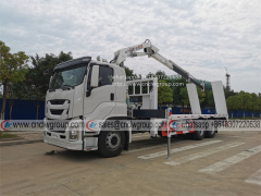 ISUZU New GIGA 10 wheeler self loader with boom 3.2 ton self loading truck with boom and hydraulic winch
