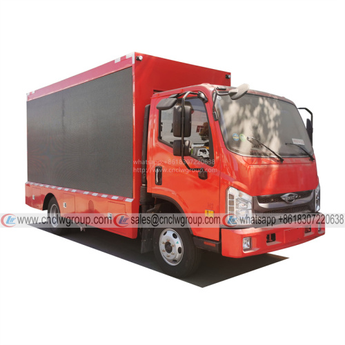 Forland H2 4x2 Three-Screen no edge screen propaganda car P6 P5 LED advertising publicity truck