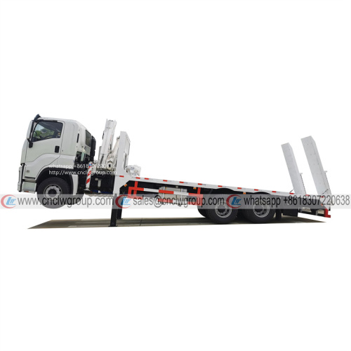 ISUZU New GIGA 10 wheeler self loader with boom 3.2 ton self loading truck with boom and hydraulic winch