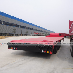 CLW9403TPB 3 axle 30t 40t 50t excavator carrier low bed flat platform semi trailer for sale