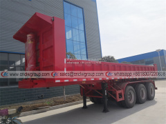 CLW9400ZZX 3 axle 30 40 ton mine dumper trailer tipper dump box semi trailer for sale