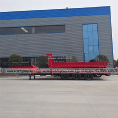 CLW9403TPB 3 axle 30t 40t 50t excavator carrier low bed flat platform semi trailer for sale