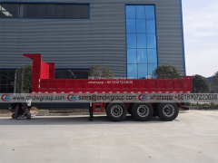 CLW9400ZZX 3 axle 30 40 ton mine dumper trailer tipper dump box semi trailer for sale