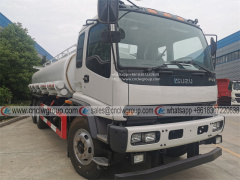 ISUZU FVR 10 wheeler 15000 liter refilling water drinking water tanker stainless steel water delivery lorry truck for sale