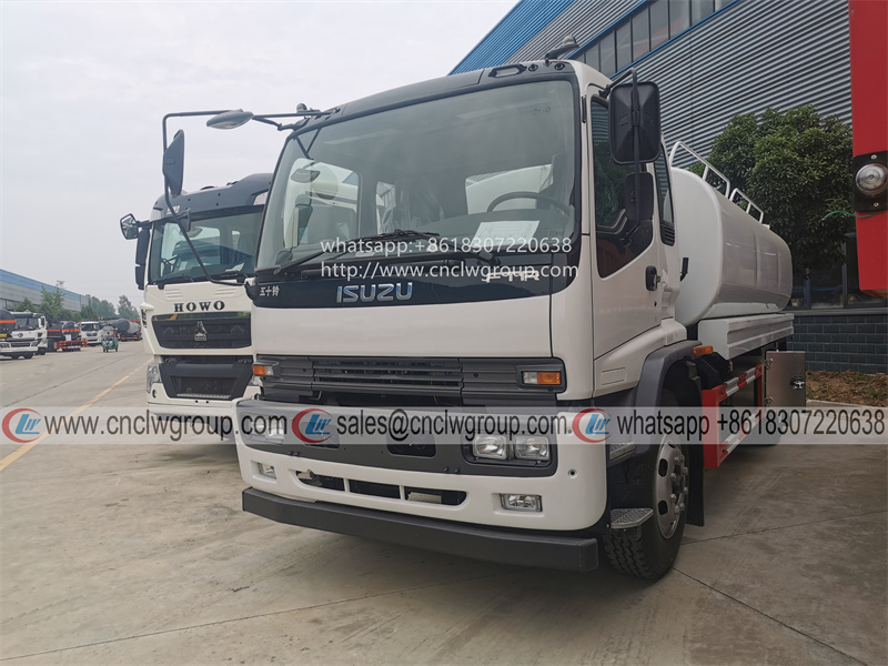 ISUZU FTR 10 cu.m 10kl potable water tanker stainless clean drinking water truck for sale