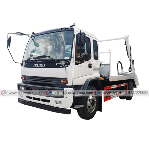 ISUZU FRR/FTR 10t 7cbm garbage bin skip loader waste box carrier truck