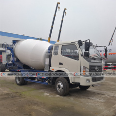 Foton Forland L3 4m3 5m3 small concrete mixer cement mixing transport truck