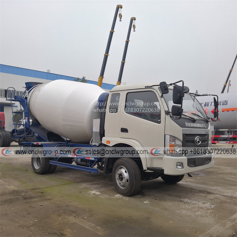 Foton Forland L3 4m3 5m3 small concrete mixer cement mixing transport truck