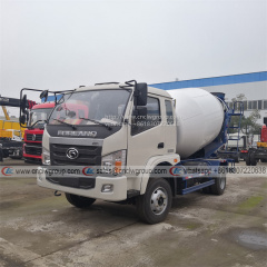 Foton Forland L3 4m3 5m3 small concrete mixer cement mixing transport truck