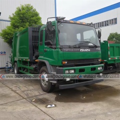 ISUZU FVR 14m3 best buy trash compactor smart refuse compressed garbage compactor truck