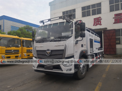Foton Auman RHD 10cbm vacuum sewer jetter septic cleaner sewage suction tanker truck for sale