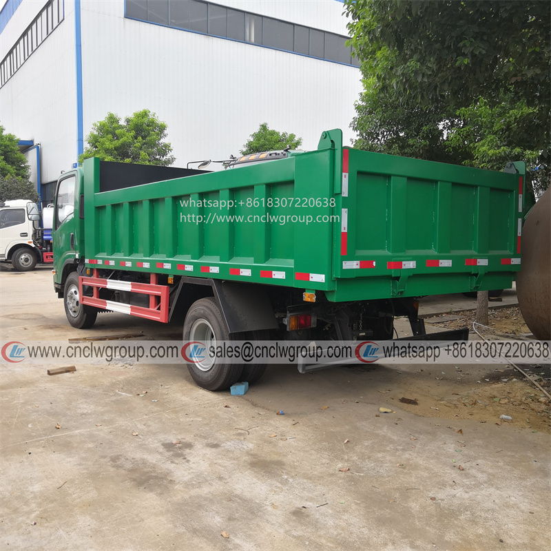 ISUZU NPR/700P 6 wheeler 6 ton tipper rear dump truck