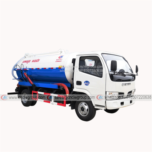 Dongfeng 3~5cbm sewer dirty pool cleaner sewage sucker truck