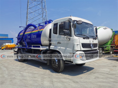 Dongfeng new cabin 10~14m3 Cesspool gully emptier dirt liquid tank vacuum sewage suction truck