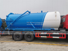 Dongfeng 6x4 16~20cbm vacuum septic tank sewage suction truck