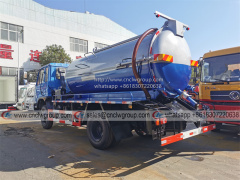Dongfeng RHD 10~12cbm vacuum septic cleaner sewage tank truck