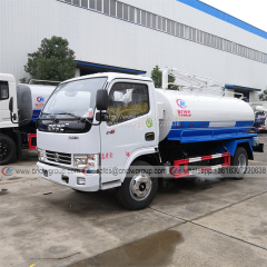 Dongfeng 3~5cbm vacuum septic tank feces sucking sewage truck