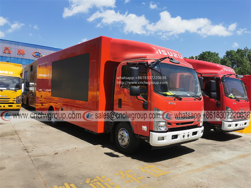ISUZU NPR/700P fire prevention and fire prevention knowledge LED propaganda vehicle fire led truck