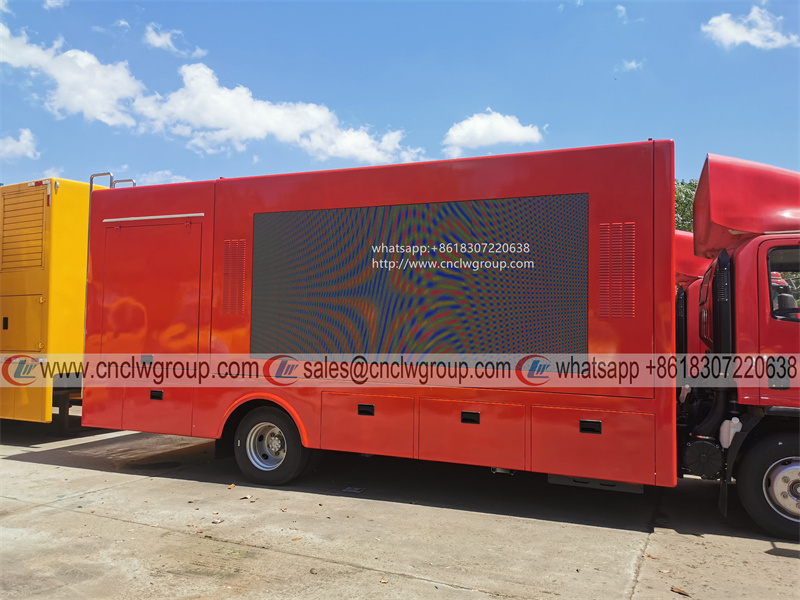 ISUZU NPR/700P fire prevention and fire prevention knowledge LED propaganda vehicle fire led truck