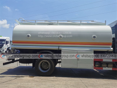 HOWO 4x2 6 wheeler 15000 liter diesel bowser fuel tanker truck