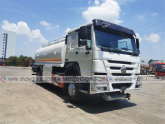 HOWO 4x2 6 wheeler 15000 liter diesel bowser fuel tanker truck