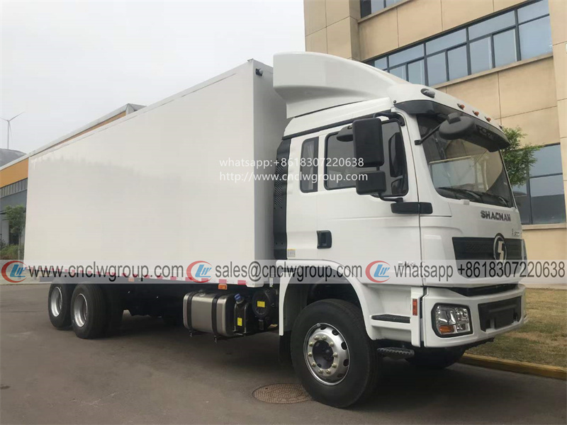 SHACMAN L3000 7.5 meter closed van box cargo truck