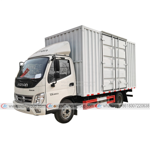 FOTON Aumark T33 14ft 5 ton corrugated closed van dry cargo box truck