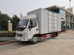 FOTON Aumark T33 14ft 5 ton corrugated closed van dry cargo box truck