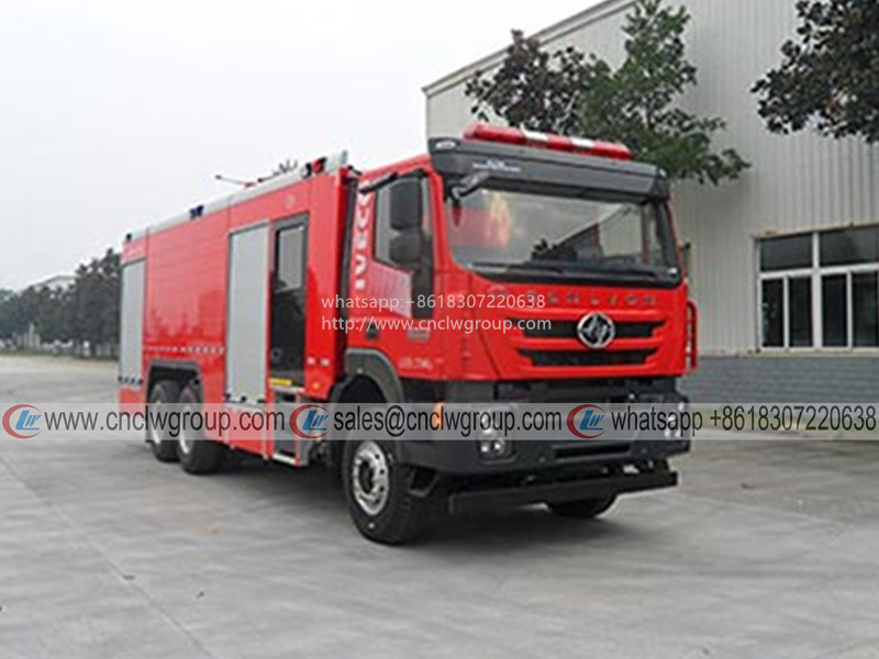SAIC IVECO Hongyan 6x4 18m3 fire rescue foam fire engine water tanker fire fighting truck
