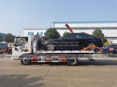 Foton Aumark 3 ton 4 ton fault car rescue wrecker flat bed tray roll back tow truck