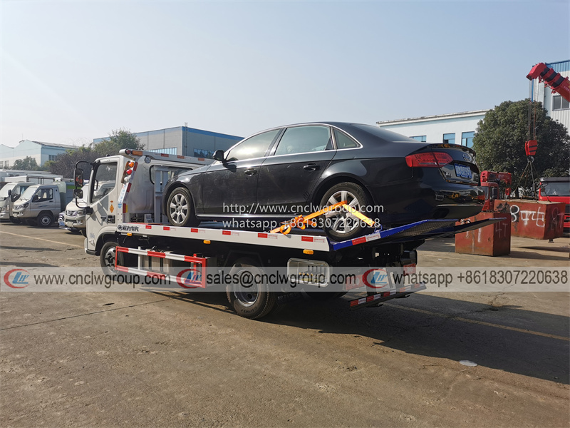 Foton Aumark 3 ton 4 ton fault car rescue wrecker flat bed tray roll back tow truck