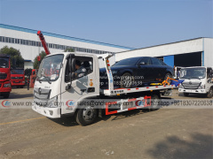 Foton Aumark 3 ton 4 ton fault car rescue wrecker flat bed tray roll back tow truck