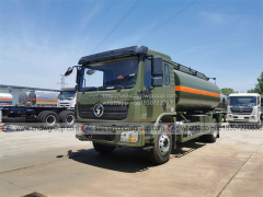 SHACMAN L3000 6 wheeler 15000 liter aluminum alloy diesel bowser fuel tanker truck