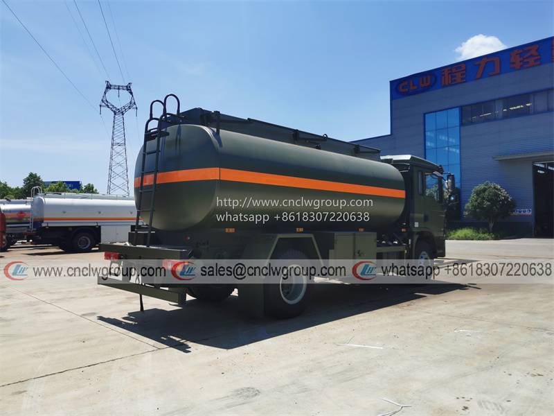 SHACMAN L3000 6 wheeler 15000 liter aluminum alloy diesel bowser fuel tanker truck