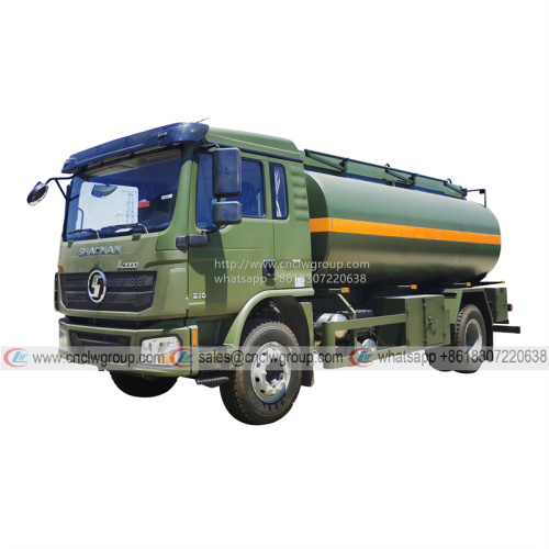 SHACMAN L3000 6 wheeler 15000 liter aluminum alloy diesel bowser fuel tanker truck