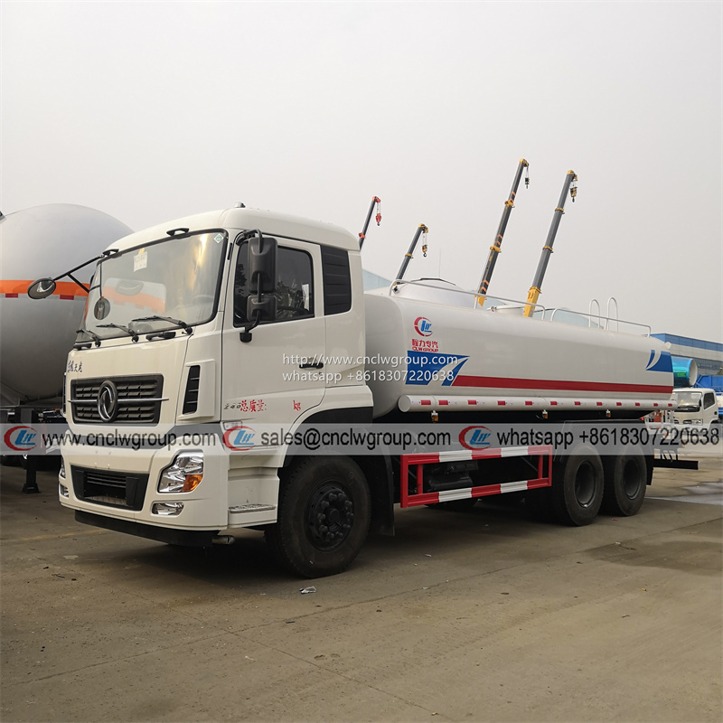 Dongfeng KL 6x4 18000l 20000l Water hauler tanker sprinkler truck