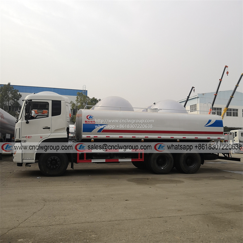 Dongfeng KL 6x4 18000l 20000l Water hauler tanker sprinkler truck