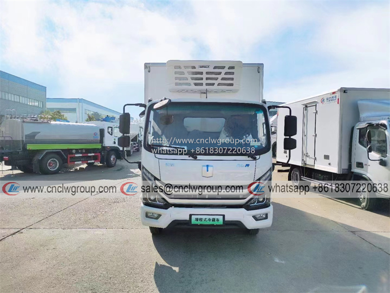 GEELY 3-5 ton EV range-extended pure electric refrigerated freezer van truck for sale