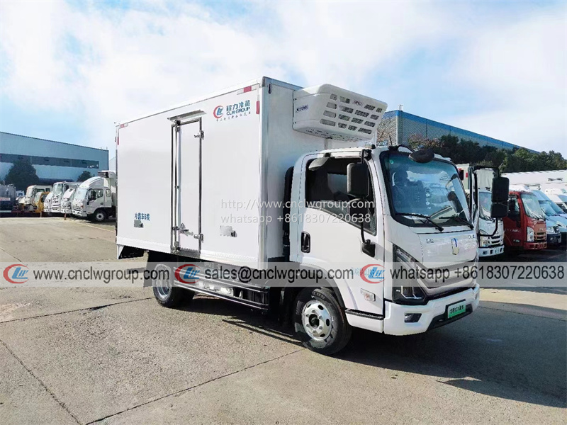 GEELY 3-5 ton EV range-extended pure electric refrigerated freezer van truck for sale