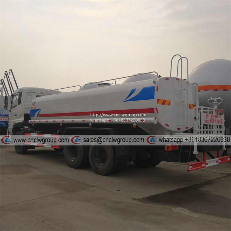 Dongfeng KL 6x4 18000l 20000l Water hauler tanker sprinkler truck
