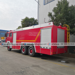 SHACMAN F3000 6x4 15000 liter water tender fire engine truck