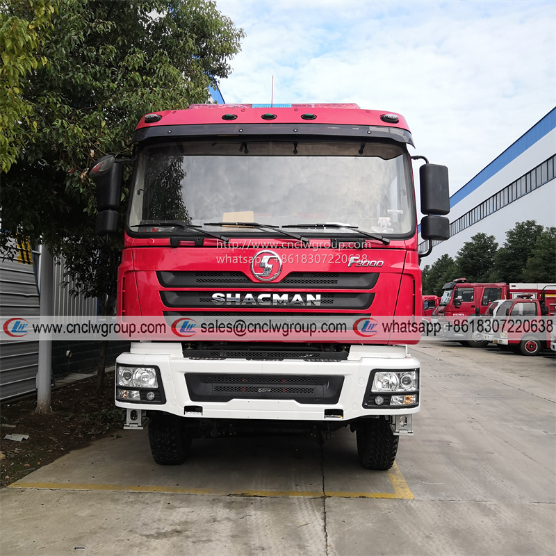 SHACMAN F3000 6x4 15000 liter water tender fire engine truck