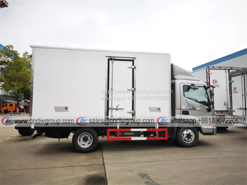 Korea Hyundai 4x2 14ft refrigerated van freezer box truck for cold ...