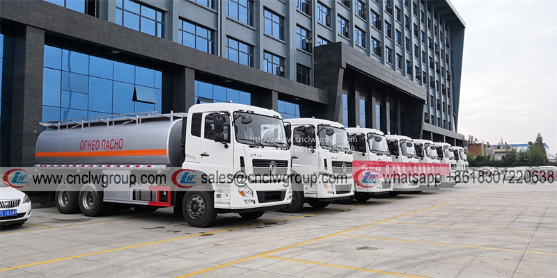Dongfeng 6x4 20000 liter carbon steel fuel tanker 10 wheeler diesel tank truck