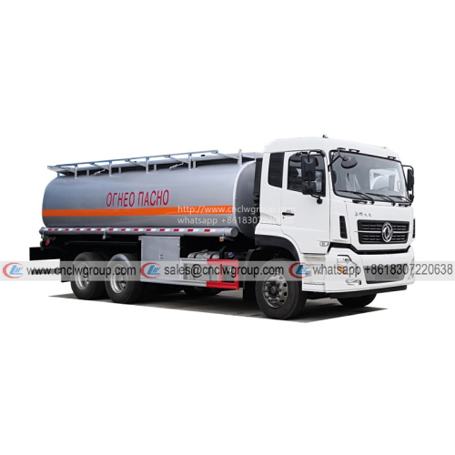 Dongfeng 6x4 20000 liter carbon steel fuel tanker 10 wheeler diesel tank truck