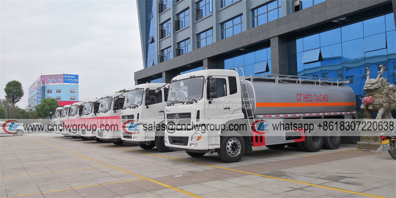 Dongfeng 6x4 20000 liter carbon steel fuel tanker 10 wheeler diesel tank truck